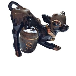 Black and Gold Cat Decor Accents